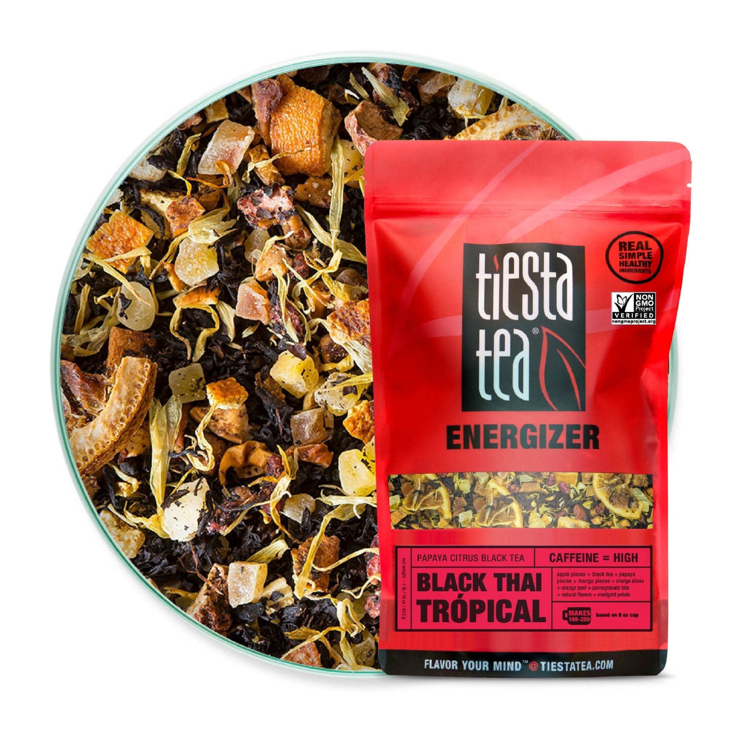 Black Thai Tropical (Papaya Citrus Black Tea)  Bulk 16oz Product Image