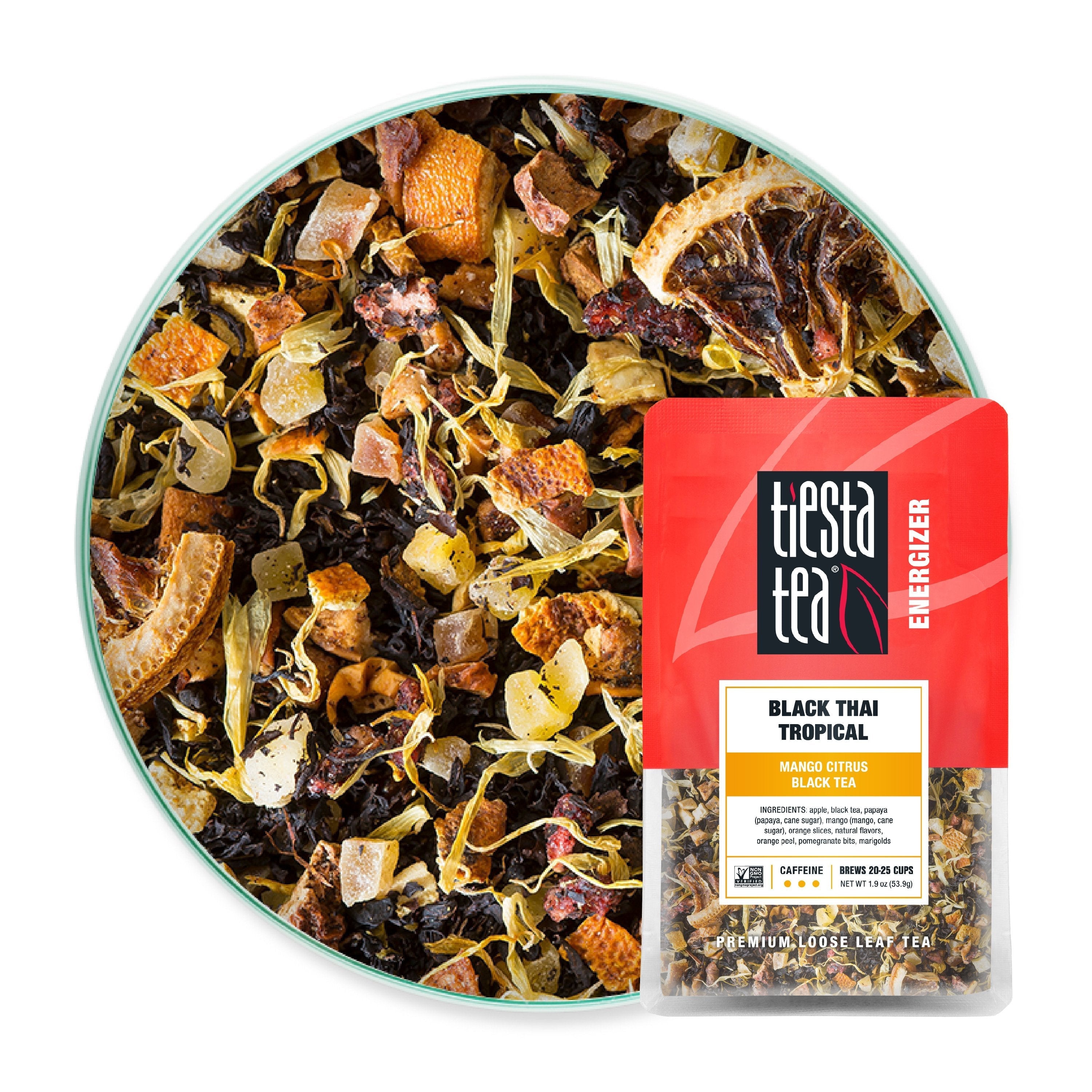 Black Thai Tropical (Papaya Citrus Black Tea)  Pouch 1.9oz Product Image - Amazonas