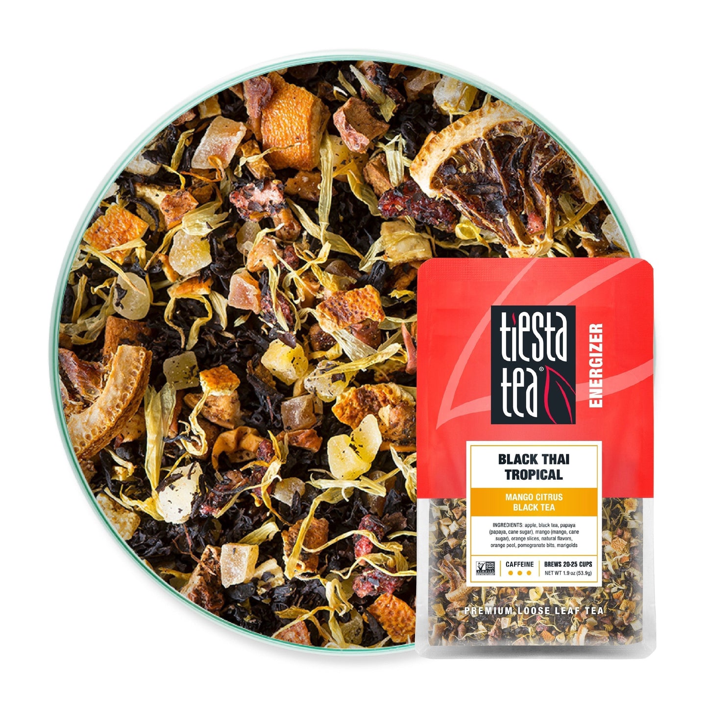 Black Thai Tropical (Papaya Citrus Black Tea)  Pouch 1.9oz Product Image