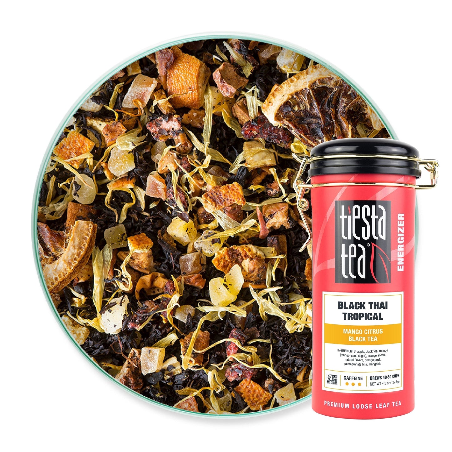 Black Thai Tropical (Papaya Citrus Black Tea)  Tin 4.5oz Product Image