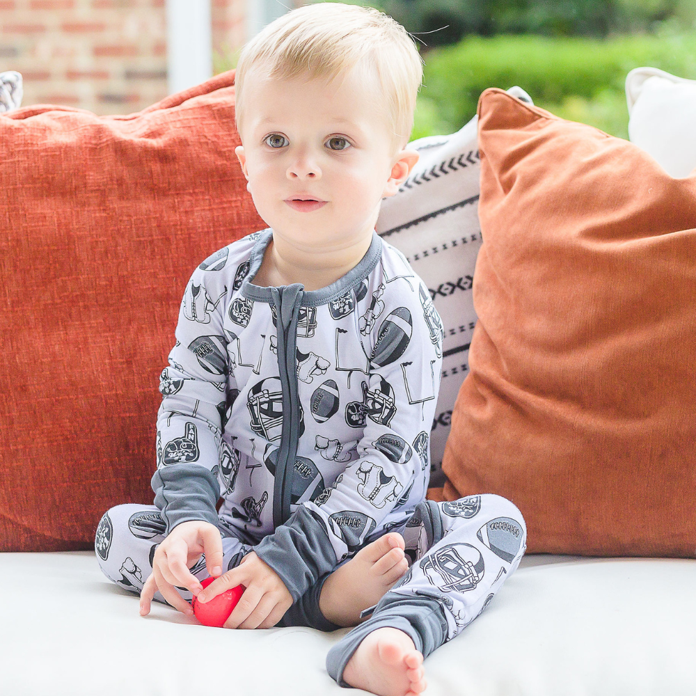 FIRST DOWN TO BEDTIME CONVERTIBLE FOOTIES