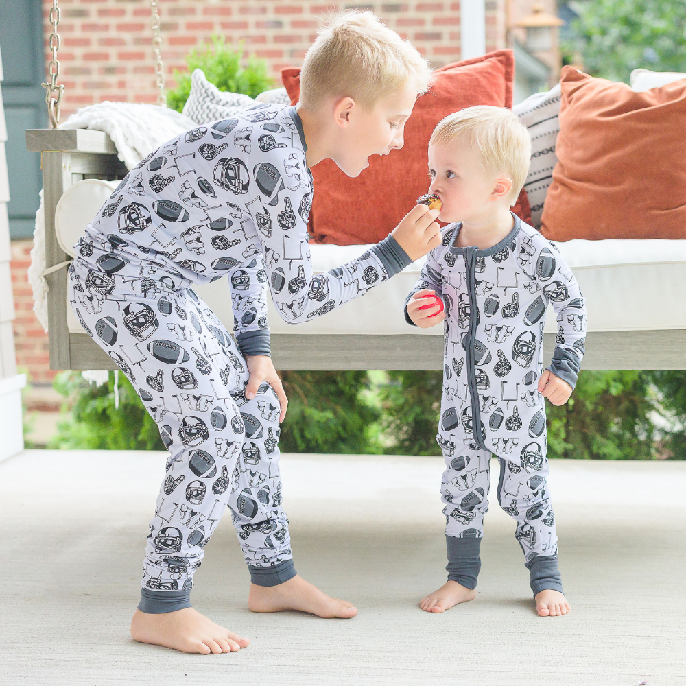 FIRST DOWN TO BEDTIME CONVERTIBLE FOOTIES